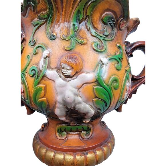 Resin Decorative Victorian Style Vase - Picture 7 of 10